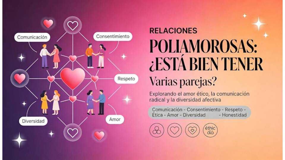 Relaciones poliamorosas. Está bien tener varias parejas?